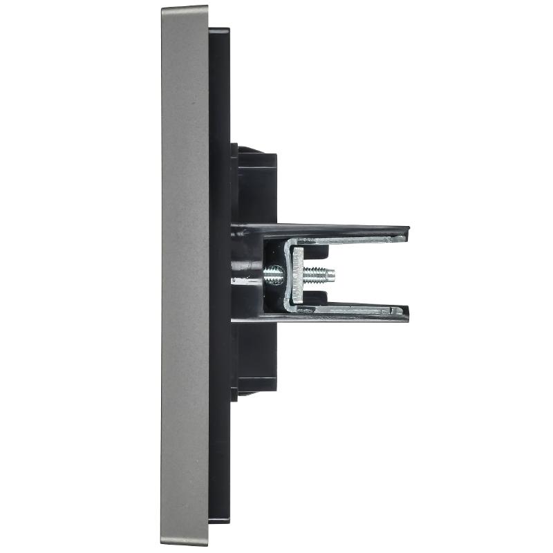 FORTE&PIANO Заглушка с суппортом FP541 сталь | FP-PL10-K46 | IEK — миниатюра 4