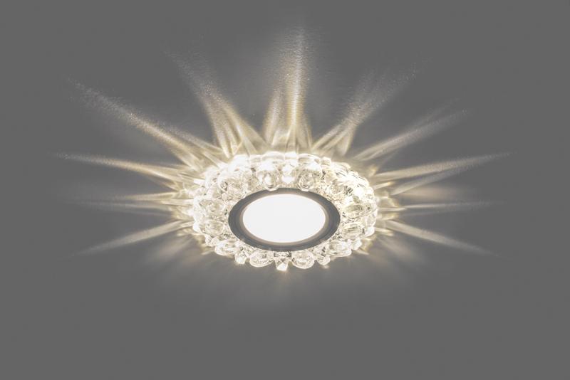 Светильник точечный встраиваемый декоративный CD926 15LED*2835 SMD 4000K, MR16 50W G5.3, прозрачный, хром | 28901 | Feron — миниатюра 2