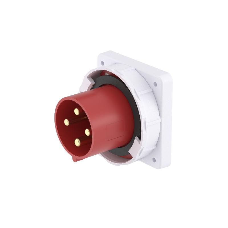 Вилка панельная прямая IP67 125А 3P+E 400В | DIS24612596 | DKC — миниатюра 1