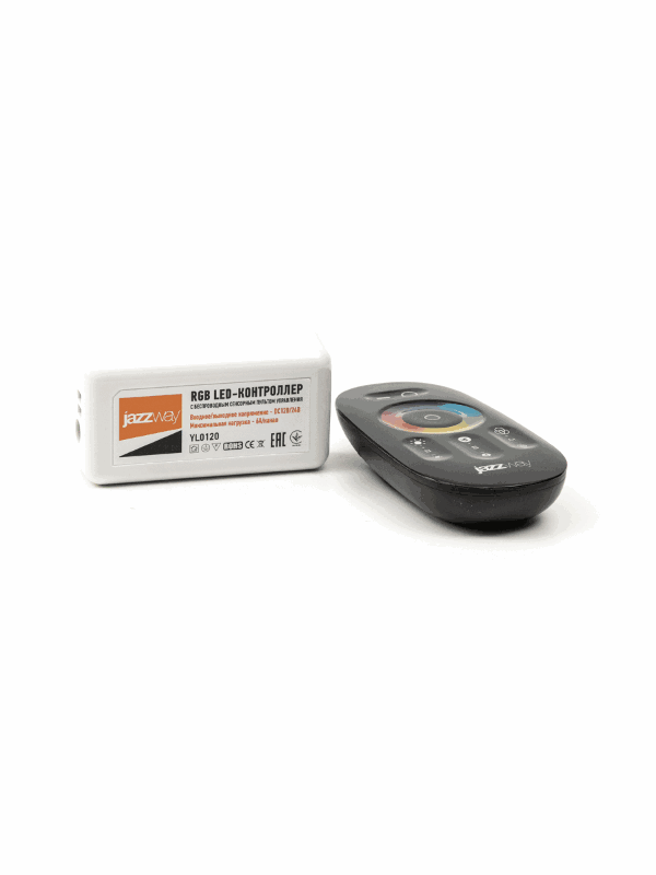 Контроллер для светодиодной ленты LED RGB PRC-4000RF 216/432Вт 12/24В IP20 черный | 1019295 | Jazzway — миниатюра 4