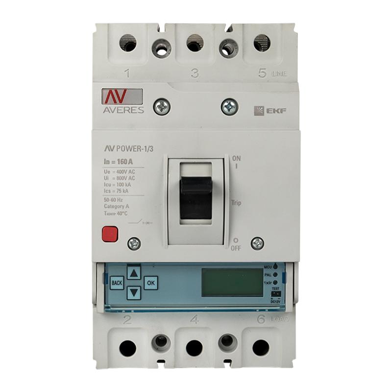 Выключатель автоматический AV POWER-1/3 160А 100kA ETU6.0 AVERES | mccb-13-160H-6.0-av | EKF — миниатюра 3