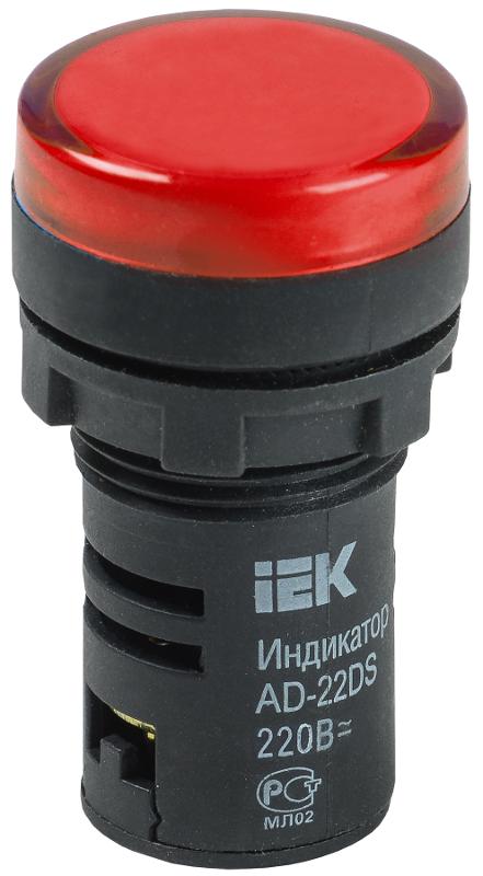 Лампа AD22DS(LED)матрица d22мм красный 230В   | BLS10-ADDS-230-K04 | IEK — IEK (ИЭК)