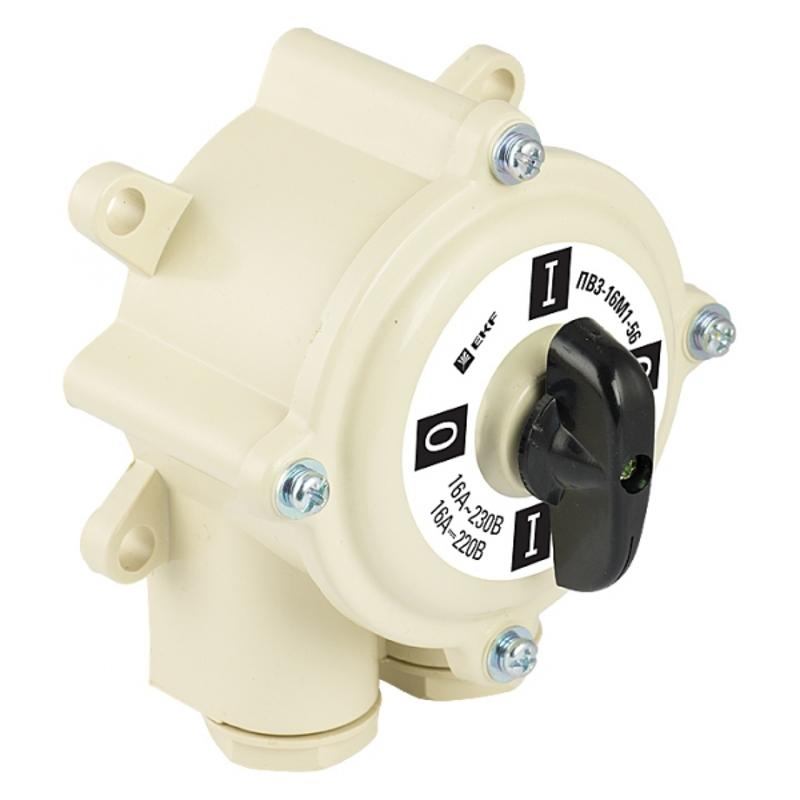 Пакетный  переключатель (реверс)  ПП 3-40/Р М2 пл. IP56 EKF PROxima | pp-3-40-4r | EKF — EKF