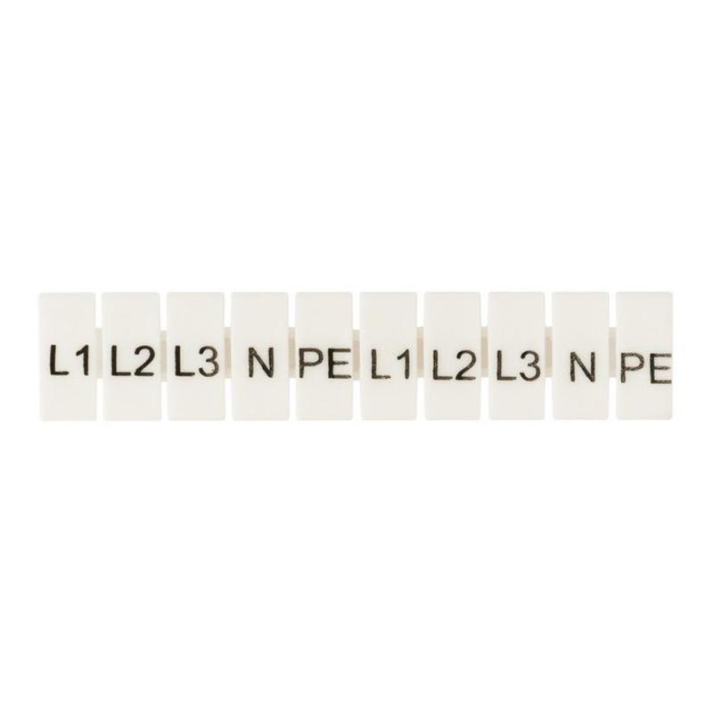 Маркеры для JXB-ST 4 с символами "L1, L2, L3, N, PE" (100 шт.) EKF PROxima | zb-st-4-L-1-3 | EKF — EKF