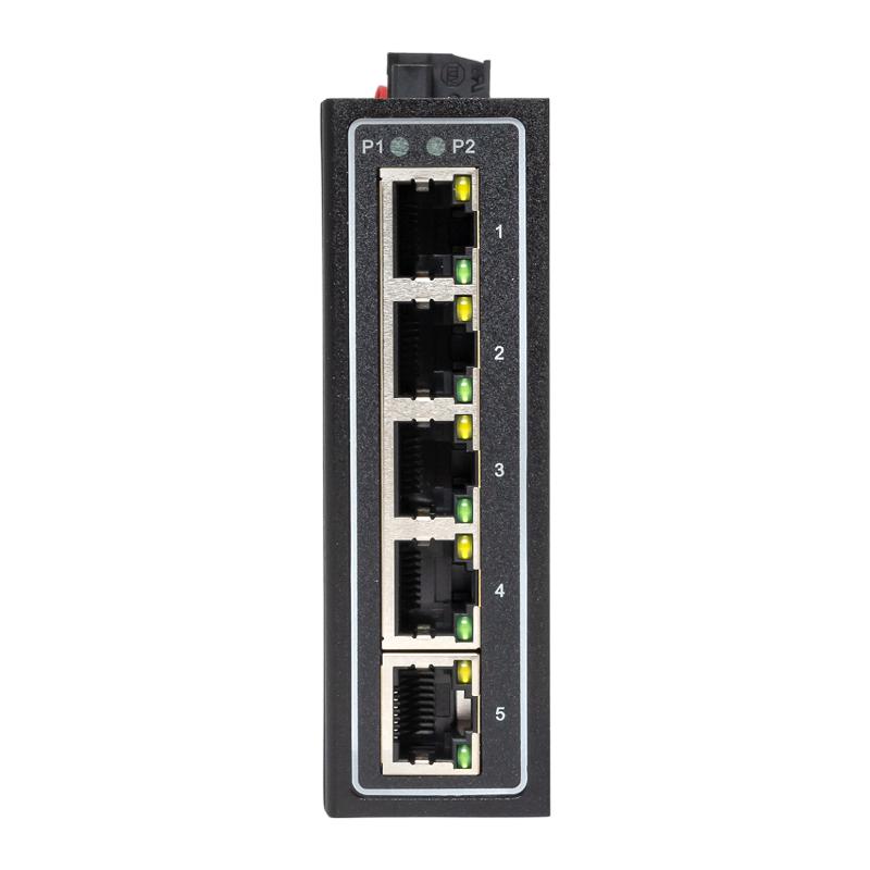 Промышленный неуправляемый коммутатор U-5T, 5 портов 10/100Base-T(X) RJ45, монтаж на динрейку TSX |TSX-U-5T|EKF — миниатюра 6