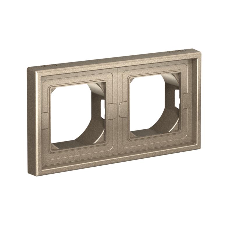 ArtGallery Шампань Рамка 2-постовая IP44 | GAL440502 | SE — Systeme Electric