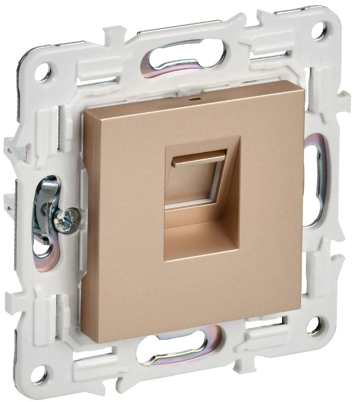 SKANDY Розетка компьютерная RJ45 кат.5E SK-K01Sa песочный | SK-K10-1-K98 | IEK — IEK (ИЭК)