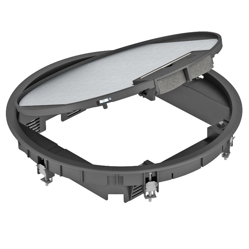 Лючок GESR9U (универсальный) 12xModul45 (полиамид,черный) (GESR9 U 9011) | 7405532 | OBO Bettermann — OBO Bettermann