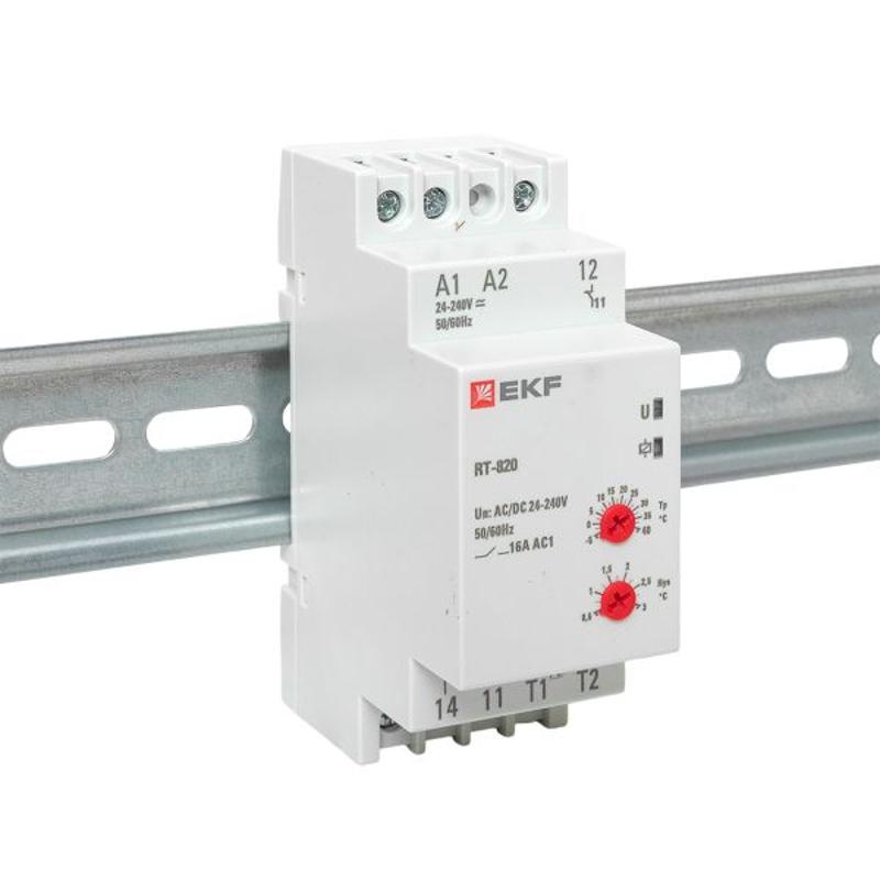 Реле температуры RT-820 (-5....+40 С)  EKF PROxima | RT-820 | EKF — миниатюра 4