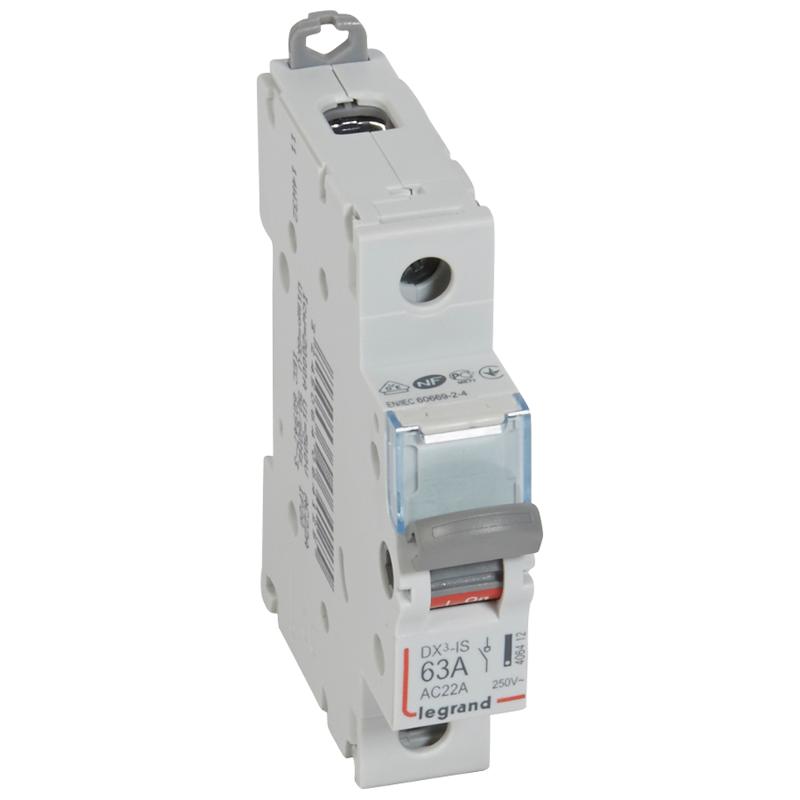 Выключатели-разъединители DX3-IS - 1П - 250 В~ - 63 А - 1 модуль | 406412 | Legrand — Legrand