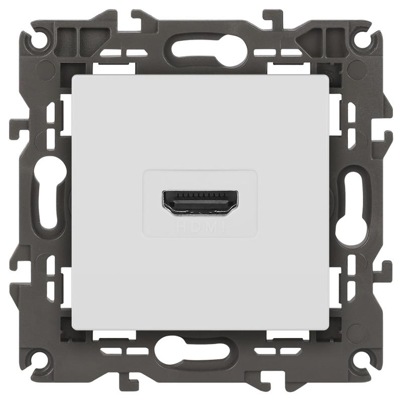 Розетка Elegance 14-3114-01М HDMI, белый матовый | Б0065776 | ЭРА — миниатюра 1