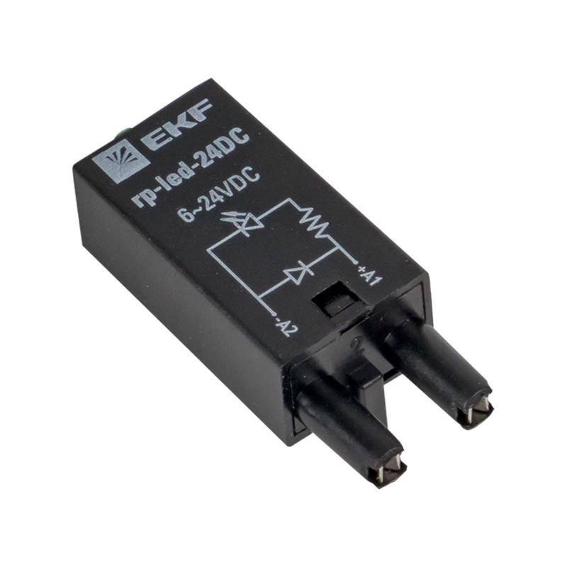 Модуль светодиодный 24 VDC для промежуточных реле RP EKF AVERES | rp-led-24DC | EKF — миниатюра 5