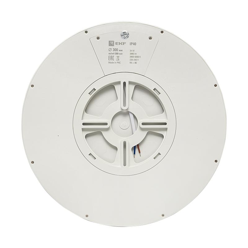 Умный потолочный светильник 300 мм 24W EKF Connect | sclwf-300-cct | EKF — миниатюра 4