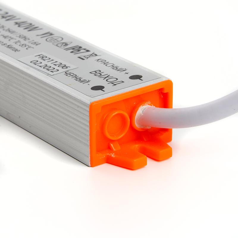 Трансформатор электронный для светодиодной ленты 40W 24V (драйвер), LB007 FERON | 48055 | FERON — миниатюра 4