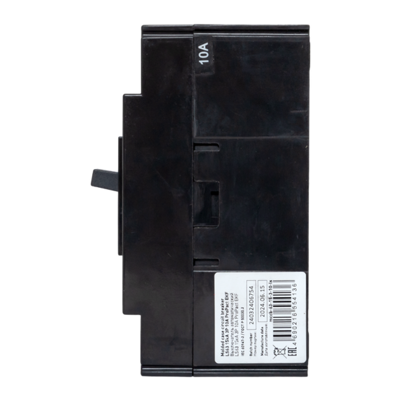 Выключатель автоматический LS63 15кА 3P 10А ProPact | mccb-63-15-3-10-ls | EKF — миниатюра 16