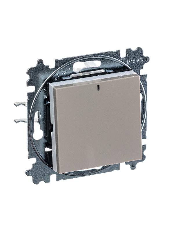 ABB Levit Кофе макиато / белый Переключатель 1-кл. с подсветкой ориентационная | 3559H-A06446 18W | 2CHH590646A6018 | ABB — миниатюра 3