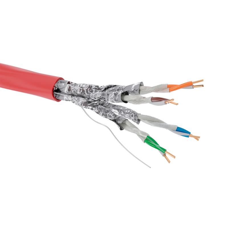 Кабель CAT 6, U/FTP, нг(А)-FRHF, бухта 305м, красный | RN6UFA04RD | DKC — DKC (ДКС)