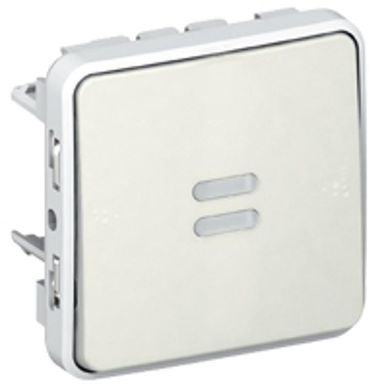 Plexo Белый Переключатель с индик. Лампами IP55 — миниатюра 2