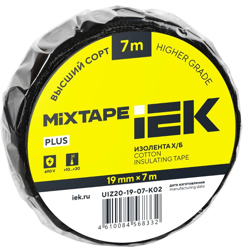 Изолента Х/Б MIXTAPE 5 19мм 7м  | UIZ20-19-07-K02 | IEK — IEK (ИЭК)