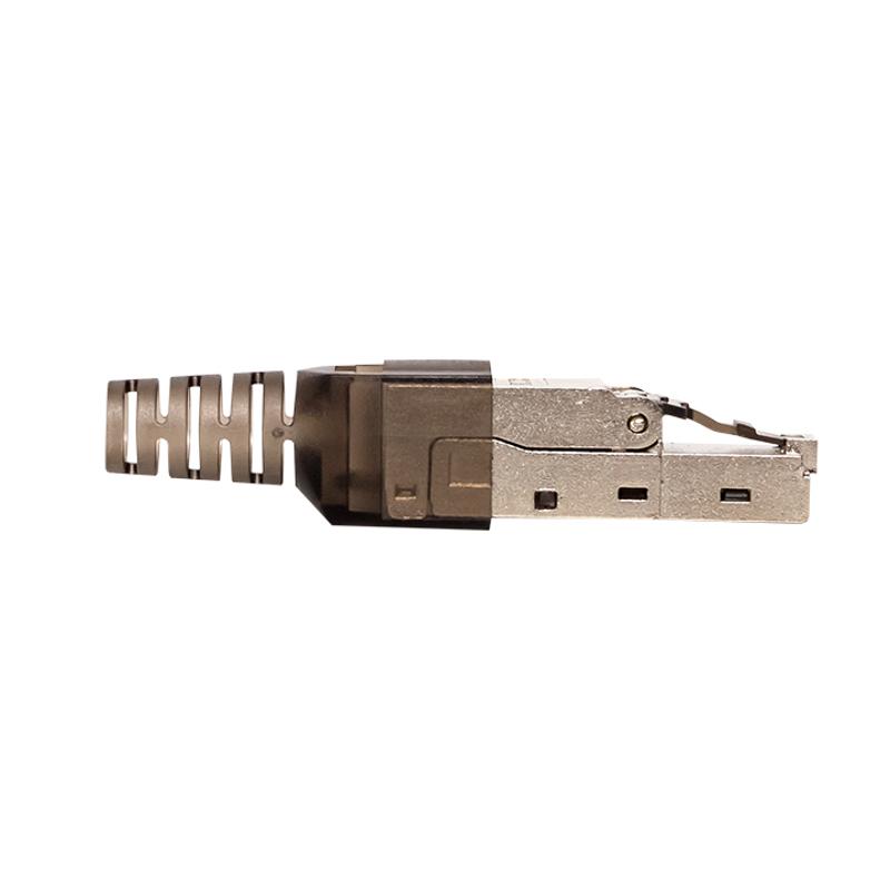 Коннектор TERACOM PRO полевой заделки RJ-45 (8P8C) экранированный STP для кабеля Cat.6A | TRP-PLUG-6ASTP-FST | EKF — миниатюра 3