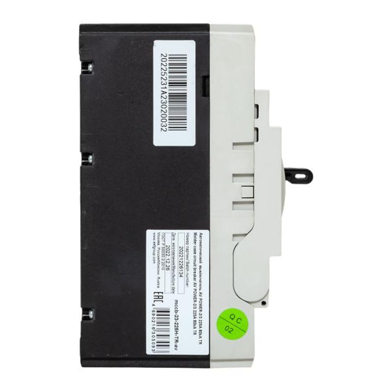 Выключатель автоматический AV POWER-2/3 225А 80kA TR AVERES | mccb-23-225H-TR-av | EKF — миниатюра 15