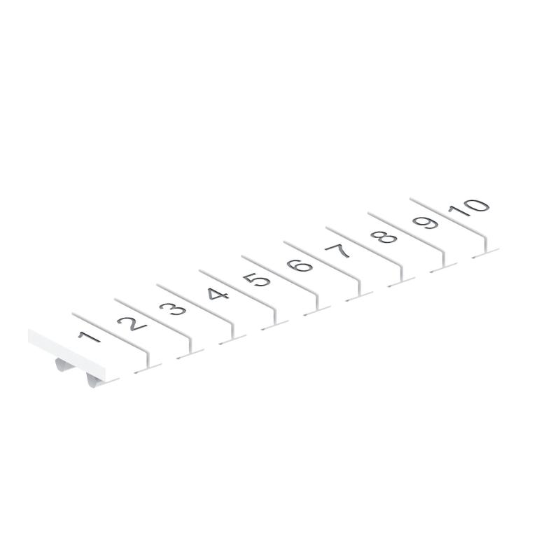 Маркировка для лазерной печати "1-10" OptiClip MC8/H/1-10 — фото 1