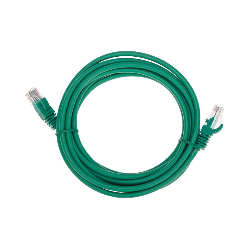 Патч-корд U/UTP, CAT 5e, RJ45-RJ45, 26AWG, LSZH, зеленый, 3м REXANT | 02-0106-3 | REXANT — фото 1 | Sento