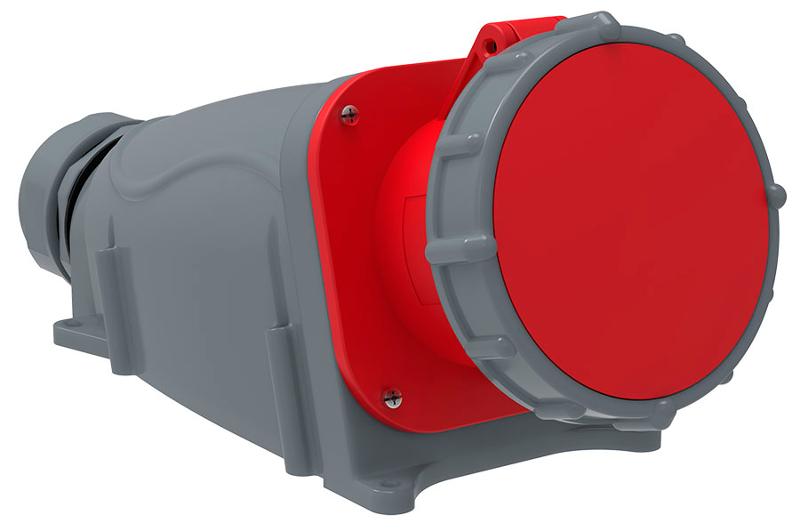 Розетка стационарная ССИ-145 125А-6ч/200/346-240/415В 3Р+РЕ+N IP67 MAGNUM | PSN12-125-5 | IEK — IEK (ИЭК)