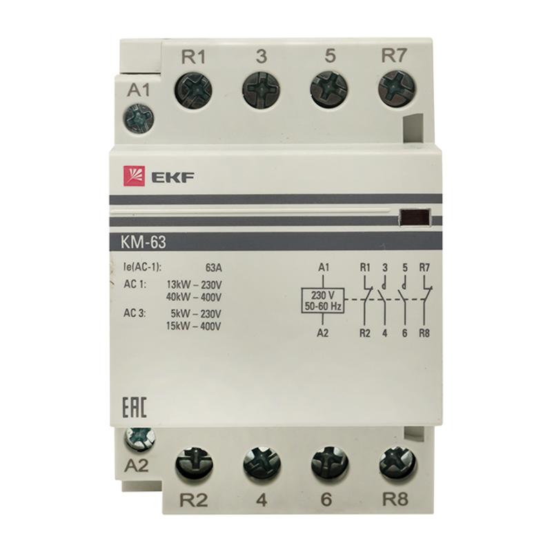 Контактор модульный КМ 63А 2NО+2NC (3 мод.) PROxima| km-3-63-22 | EKF — миниатюра 5
