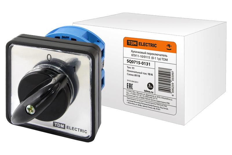 Кулачковый переключатель КПУ11-10/0115  | SQ0715-0131 | TDM — TDM ELECTRIC