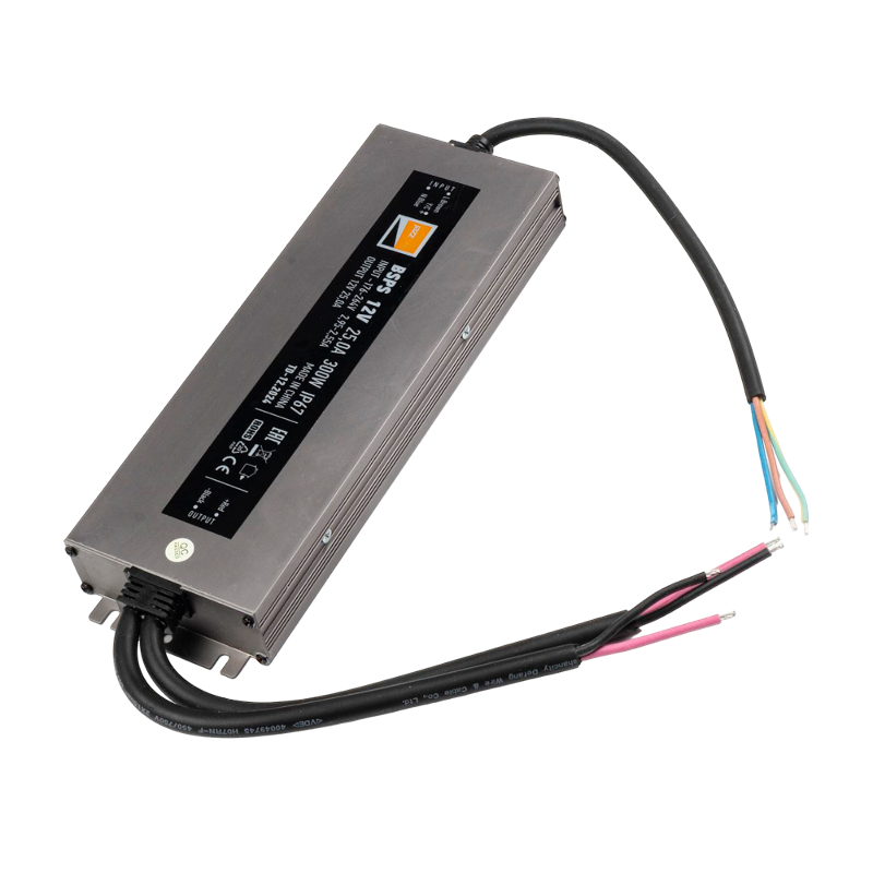 Драйвер (блок питания) для светодиодной ленты BSPS 12V25,00A=300W IP67 5 л.гар.  | .5062085 | Jazzway — фото 1 | Sento
