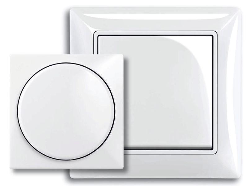 ABB Basic 55 Альп. белый Накладка светорегулятора поворотного для механизмов диммеров BJE | 6599-0-2928  | 2CKA006599A2928 | ABB — миниатюра 2