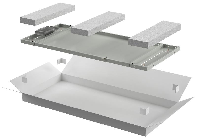 LINEA N Панель задняя 600мм шкафа 42U сер. | LN35-42U6X-ZM | ITK — ITK