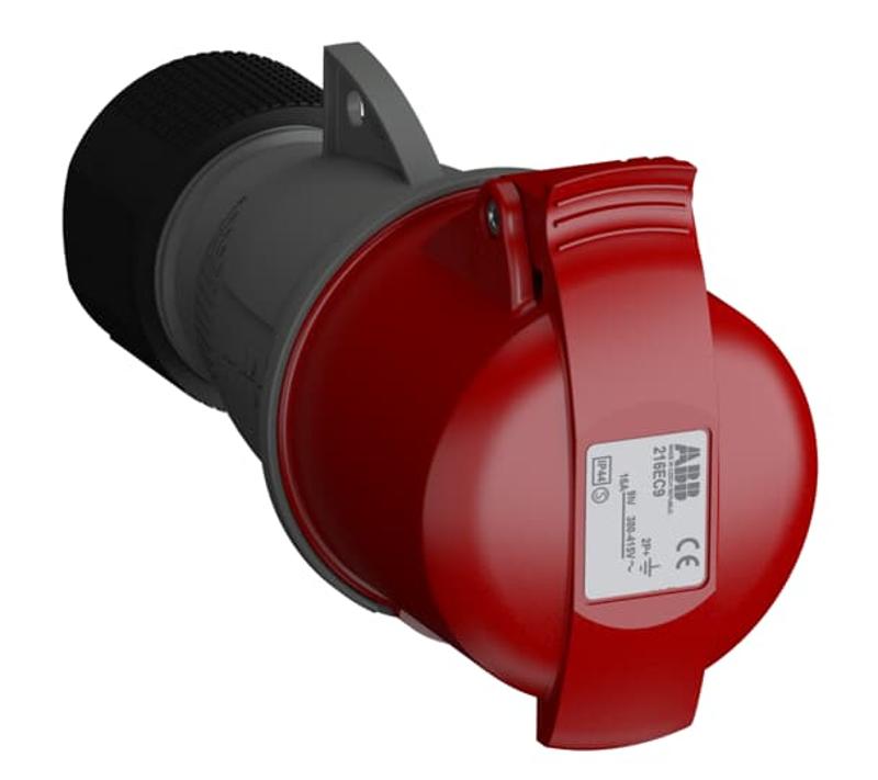 Розетка кабельная Easy&Safe 232EC9,32А,2P+E,IP44,9ч|2CMA102032R1000| ABB — ABB