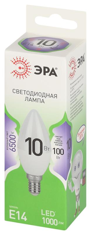 Лампа светодиодная  GREEN LINE LED B35-10W-865-E14 GL E14 10 Вт свеча холодный свет | Б0067095 | ЭРА — миниатюра 5