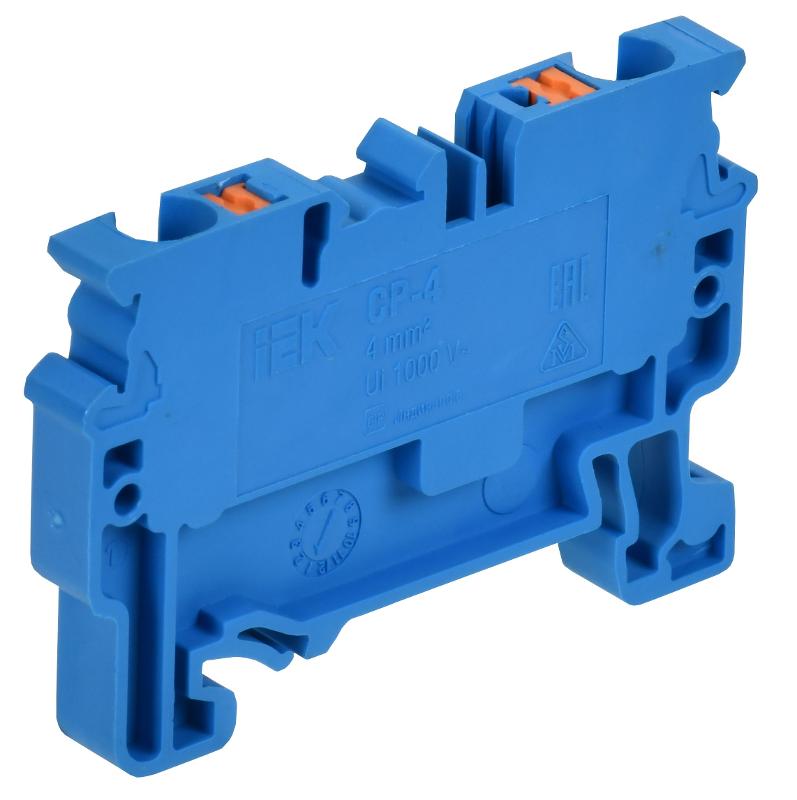 ARMAFIX Клемма пруж. Push In CP 4мм2 синяя | AF-CT20-00-K07-004 | IEK — миниатюра 2