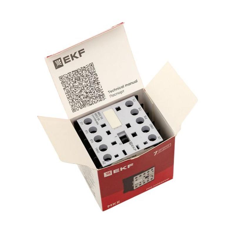 Миниконтактор МКЭ 9А 230В 1NO EKF PROxima | Mctr-s-9-230 | EKF — миниатюра 12