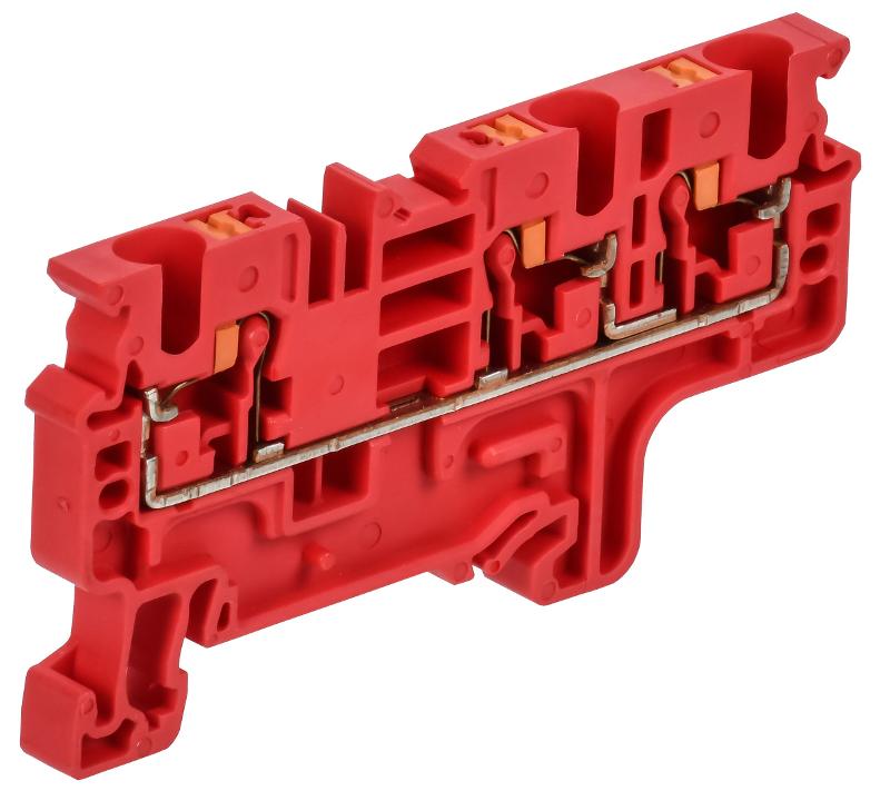 ARMAFIX Клемма пруж. Push In CP-MC 3 выв. 4мм2 красная | AF-CT22-00-3-K04-004 | IEK — IEK (ИЭК)