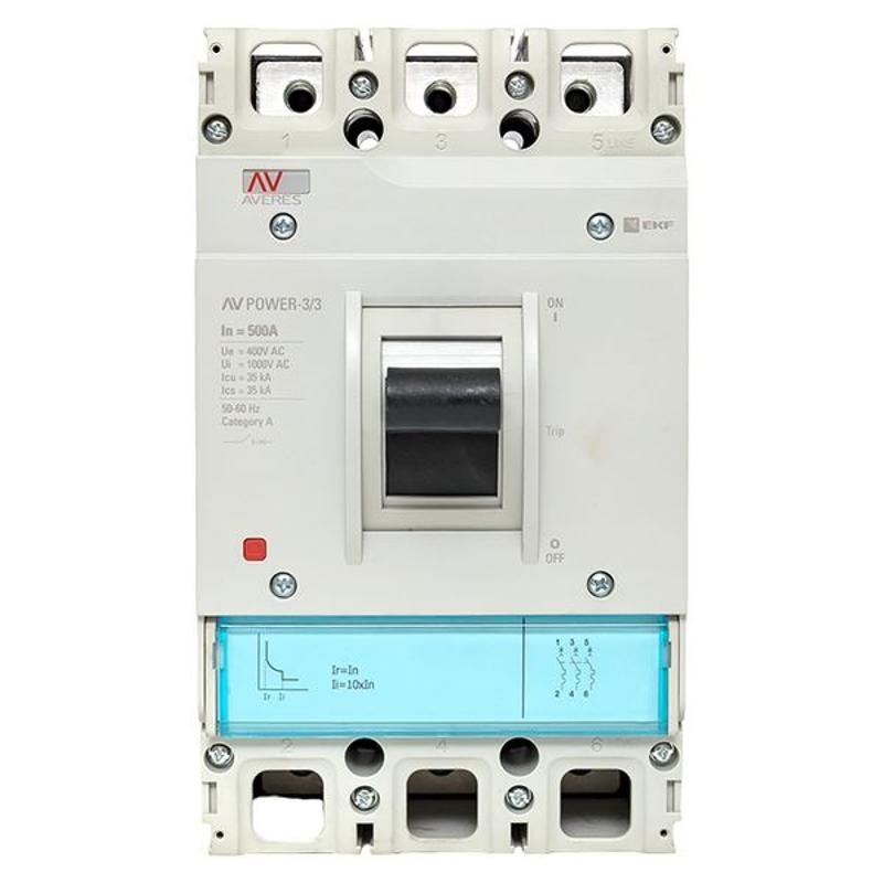 Выключатель автоматический AV POWER-3/3 500А 35kA TR | mccb-33-500-TR-av | EKF — миниатюра 11