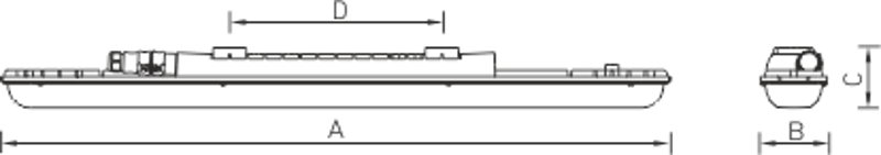 Светильник светодиодный взрывозащищенный SLICK.PRS ECO LED 60 EM Ex 5000K | 1631000830 | Световые Технологии — миниатюра 2