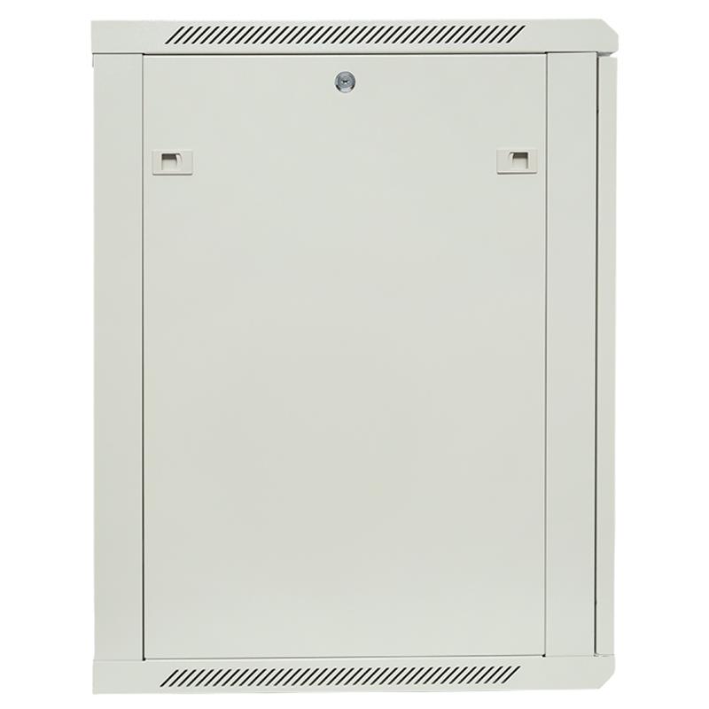 Шкаф настенный 19" TERACOM PRO 15U 600х600 мм дверь стеклянная с замком-ручкой серый|TRP-WLL-1566-40G|EKF — миниатюра 9