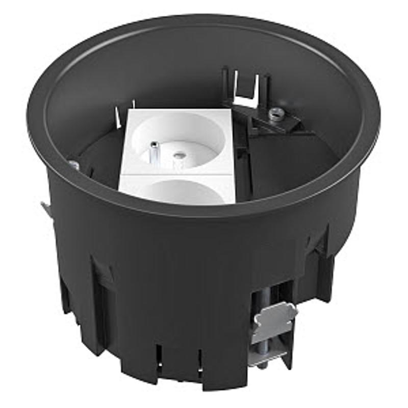 Монтажная коробка для лючка GES R2, 120х85 мм (с 2 французскими розетками NF, полиамид) | 7408834 | OBO Bettermann — миниатюра 2
