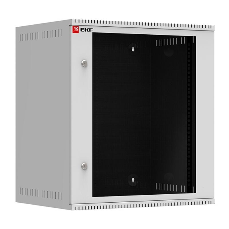 Шкаф телекоммуникационный настенный 12U (600х450) дверь стекло, Astra A серия EKF Basic  |  ITB12G450 |  EKF  — EKF