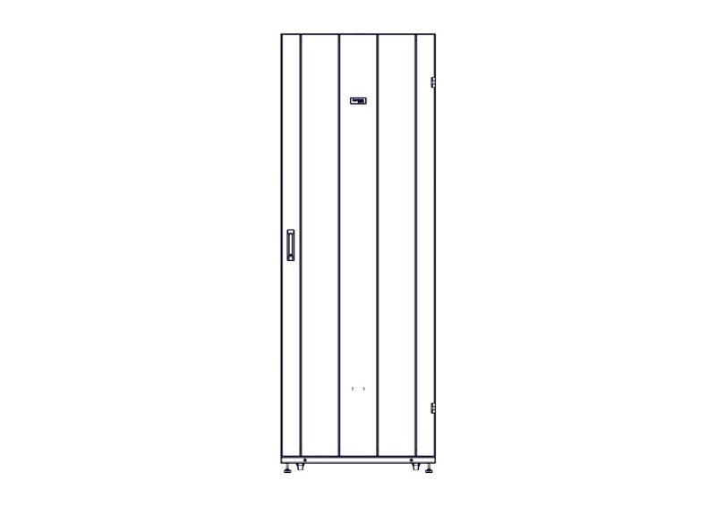 Шкаф Systeme Electric, серия Uniprom, 48U-800/1200, боковые панели 4шт, черный | UR3387 | SE — миниатюра 7