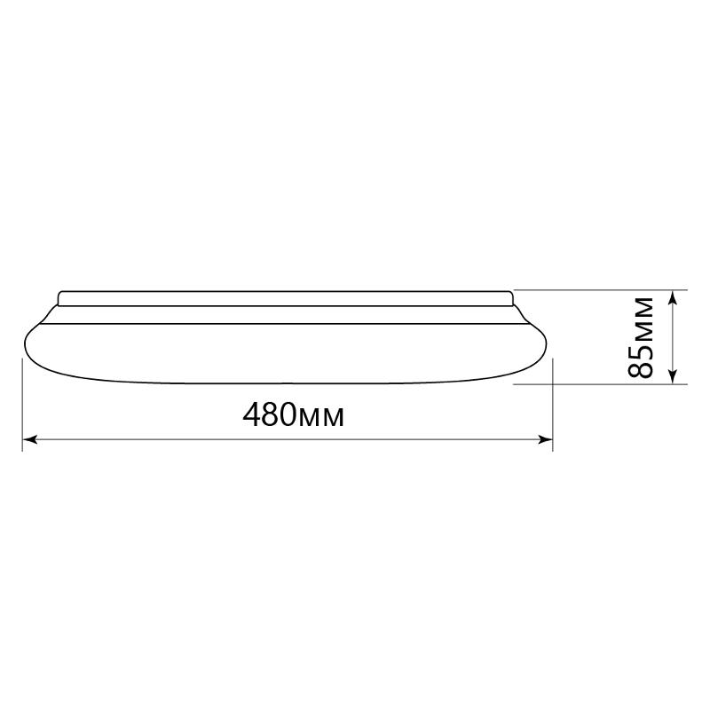 Светильник светодиодный декоративный бытовой AL5600 80W, Max. 5600Lum, 3000К-6500K, управляемый | 41340 | Feron — миниатюра 6