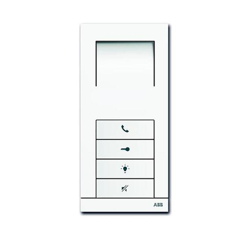 Абонентское устройство, аудио, 4 клавиши, белое | 83210 AP-624-500 | ABB — ABB