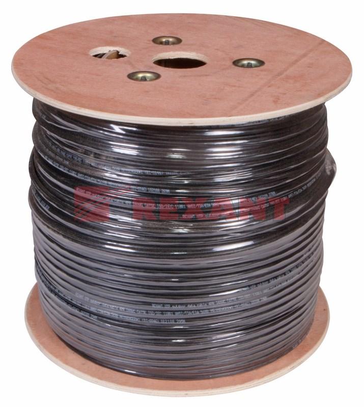 Кабель UTP  4PR  24AWG  CAT5e  305м  OUTDOOR + ТРОС*1 | 01-0046 | REXANT — миниатюра 2