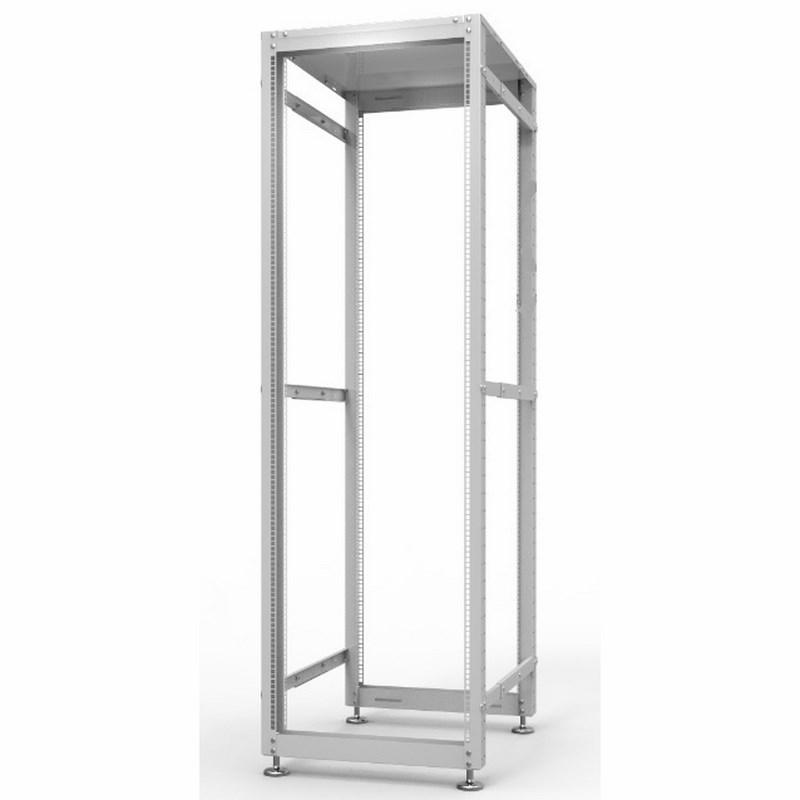 Открытая двухрамная стойка 19" 42U с регулируемой глубиной 600-1000мм (состоит из 2 коробок) | 04-2713 | REXANT — REXANT