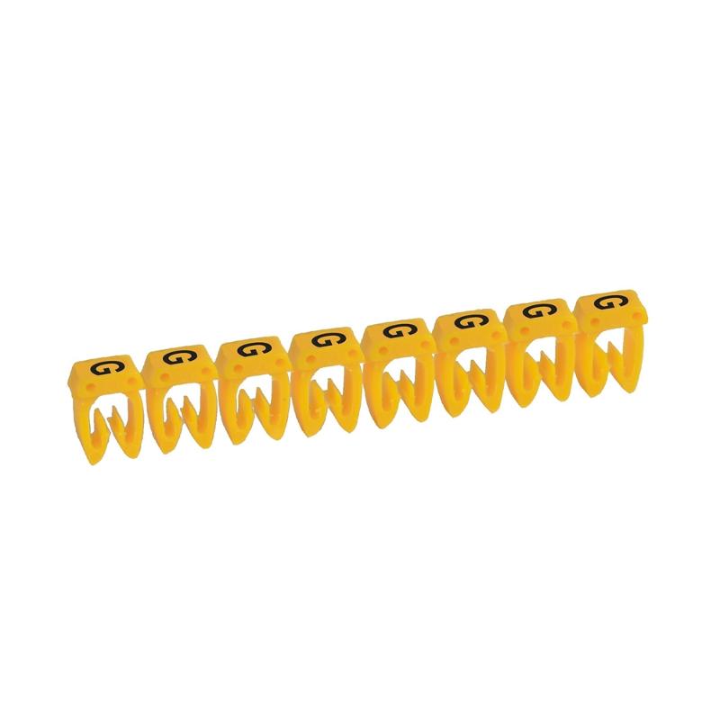 Маркер CAB 3 - для кабеля 4-6 мм² - заглавная буква G | 038366 | Legrand — Legrand