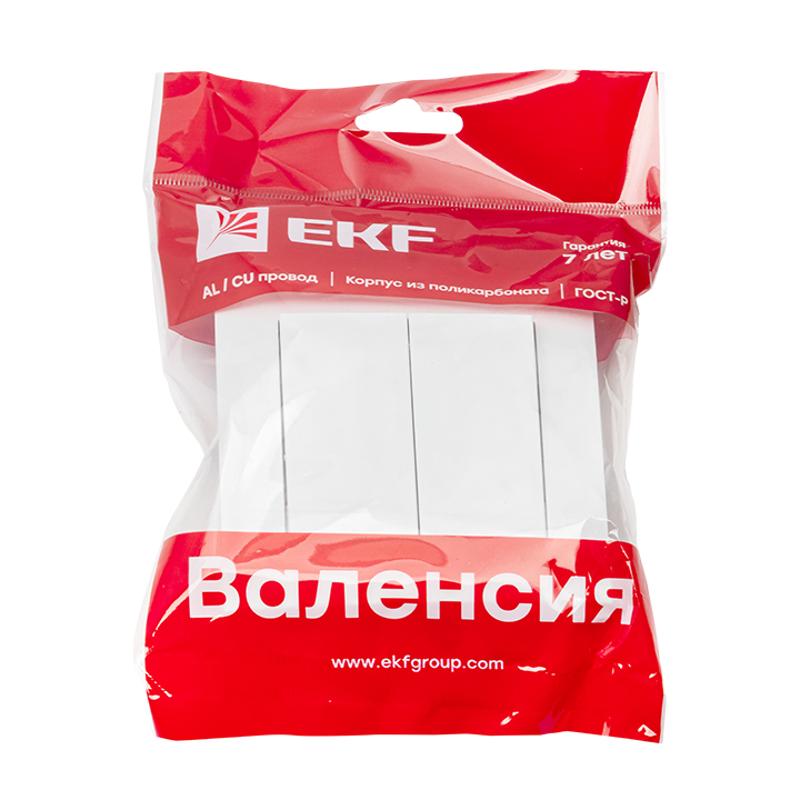 Валенсия выключатель 2-кл. 10А белый EKF PROxima |  EWV10-023-10 |  EKF — миниатюра 2